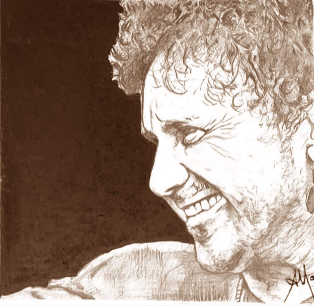 Enzo Avitabile disegno di Antonio Nacarlo