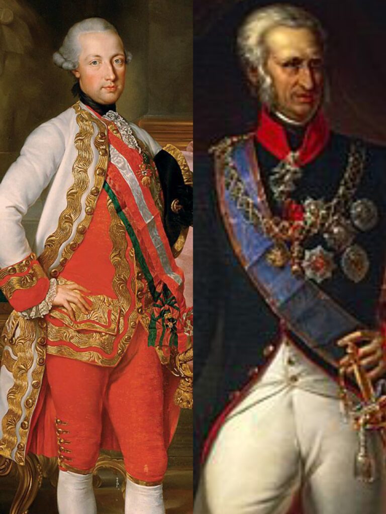 Giuseppe d'Austria e Ferdinando IV