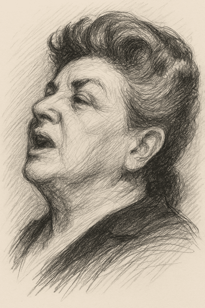 Luisa Conte - disegno di Antonio Nacarlo