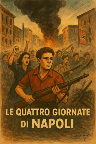 le quattro giornate di napoli illustrazione di antonio nacarlo