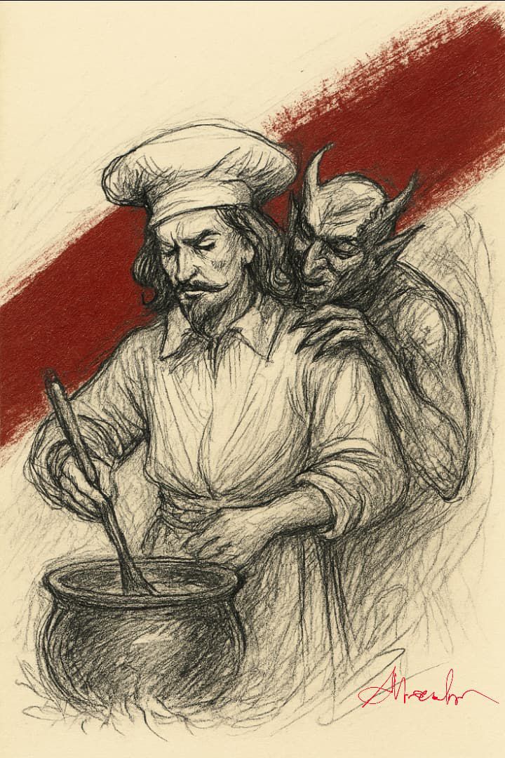 il-cuoco-dannato-disegno-antonio-nacarlo