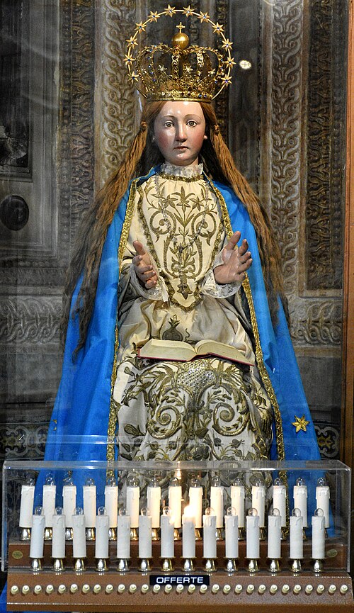 Madonna delle scarpe cosumate, annunziata napoli