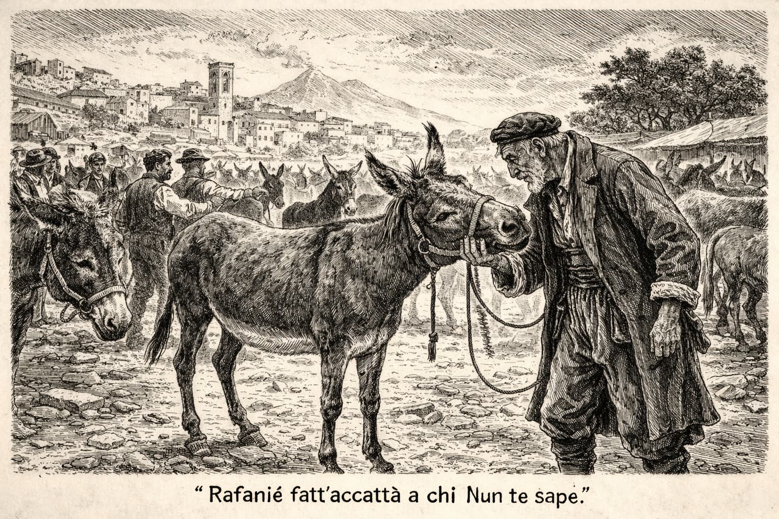Rafanié… fatt’ accattà ’a chi nun te sape!