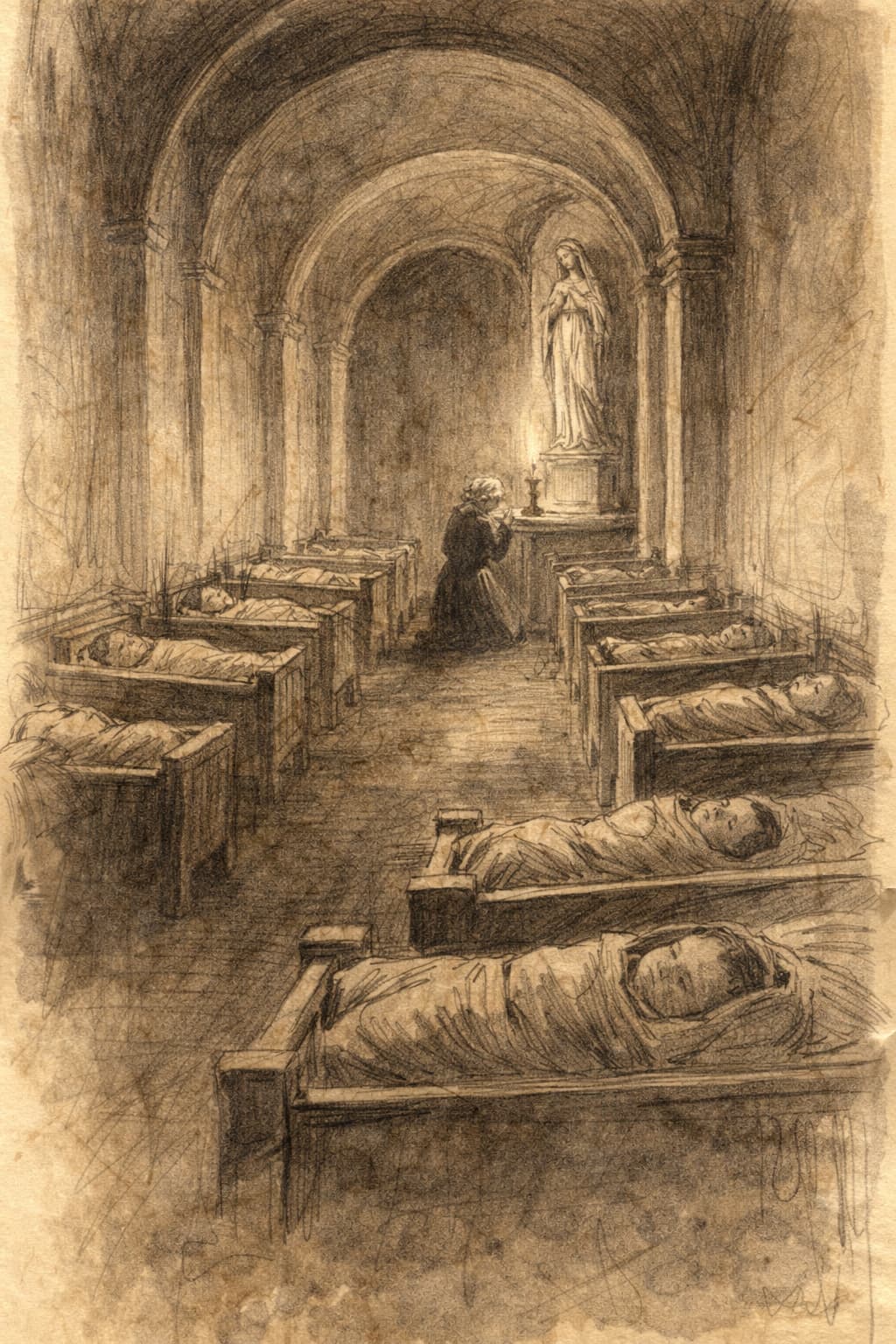 Annunziata di Napoli, disegno di Antonio Nacarlo