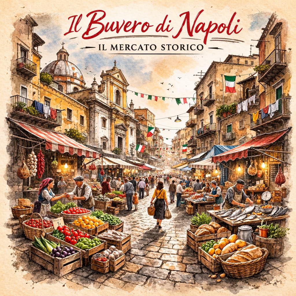 Il Buvero di Napoli: storia del Borgo Sant’Antonio Abate e del suo mercato