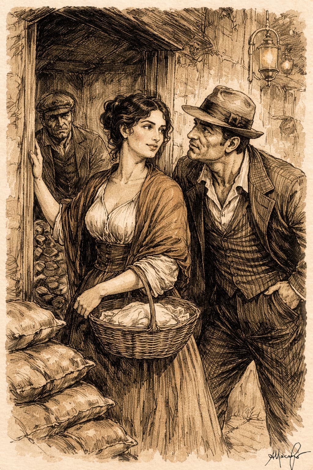 sette soldi 'a musurella_disegno di Antonio Nacarlo