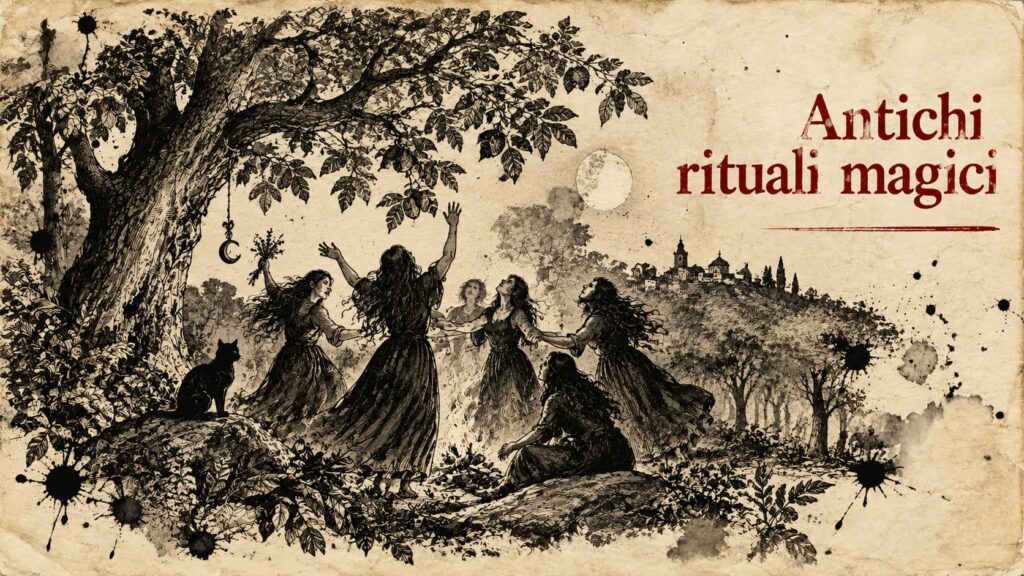 Antichi rituali magici napoletani – Napoli illustrata, carta avorio, matita e inchiostro
