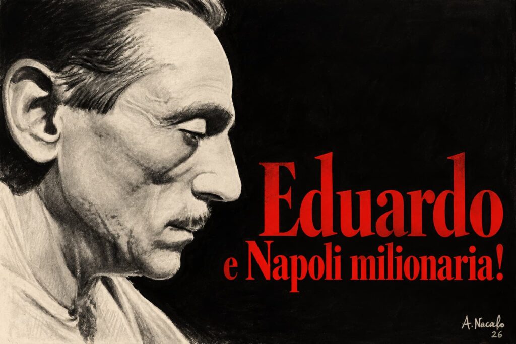 Adda passà ’a nuttata – Napoli illustrata, carta avorio, matita e inchiostro